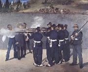 Edouard Manet The execution of Emperor Maximiliaan oil painting